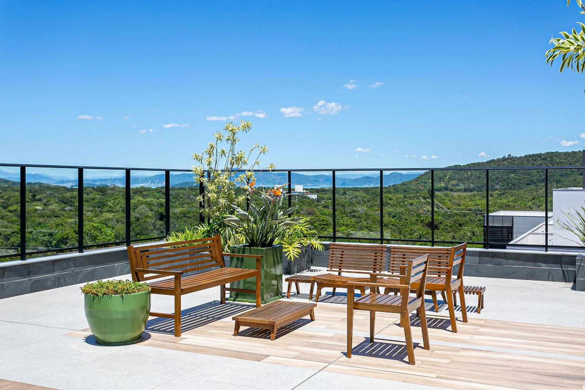 Wi-Fi 300Mb | Rooftop Com Piscina Em Jurere #Ja15 Florianópolis 外观 照片